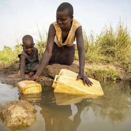 Children accessing unsafe water
